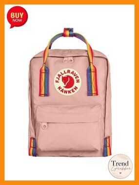 Kanken Mini Backpack Durable Vinylon F Fabric Water Resistant Daypack